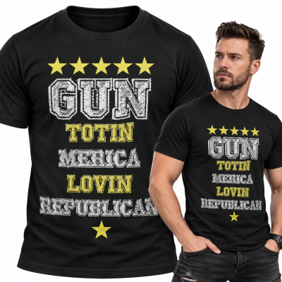 KOSZULKA ŚMIESZNA   GUN